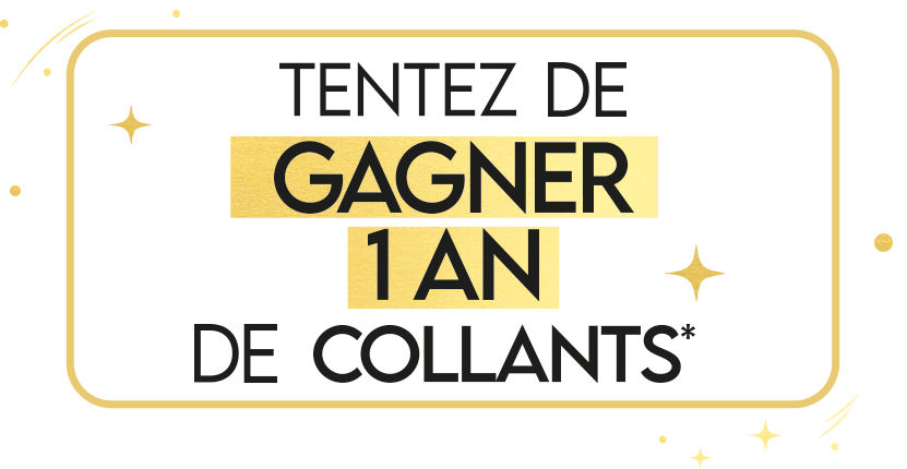 Jusqu'au 31/12/2024 - Tentez de gagner 1 an de collants